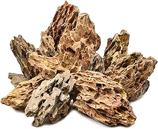 Aquariumsteine 2,3kg Drachenstein für Aquascaping – 5–18 cm Natursteine für Aquarium, Terra…