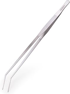 VORESTIC Gebogen Aquarium Pinzette Lang 60 cm, Füttern Aquarium Zange 60 cm, Sehr Lange Pinzette