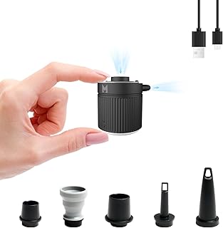 Elektrische Luftpumpe, Tragbare Multifunktion Mini Pumpe zum Inflate und Deflate, mit Wiederaufla…