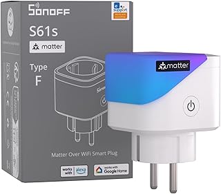 SONOFF S61s Smart Steckdosen 16A/3840W – Fernsteuerung & Sprachsteuerung für ein sichereres un…
