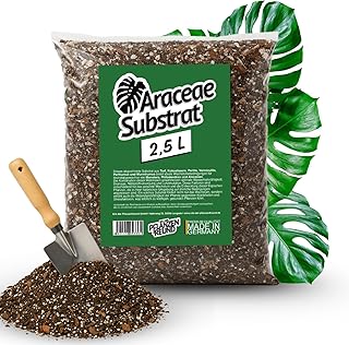 Monstera Erde (2,5 L) – Araceae Substrat für Monstera, Philodendron & Alocasia, Grünpflanzene…