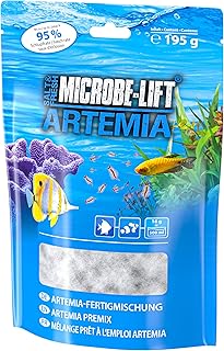 Artemia-Eier mit Salz – 195 g Komplett-Set für Lebendfutter im Aquarium – hohe Schlupfrate b…