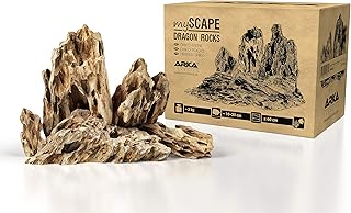 ARKA Drachenstein Set 5 kg – 10–30 cm Mix für Nano Aquascaping, Terrarium & Naturdeko – st…