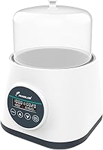 JOANLAB 2L Labor-Wasserbad mit Digitalanzeige, Präzisionsheizung 100°C, Edelstahl-Wanne mit Tim…