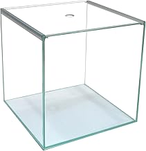 Glas-Aquarium Würfel 30×30×30 cm – Ultra Clear Weißglas Cube für Nano Aquarium & Terrarium