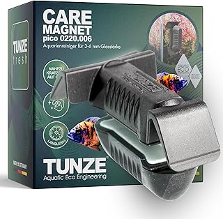 Tunze Care Magnet Pico I Aquarienreiniger für 3-6 mm Glasstärke I schlanker Scheibenreiniger mi…