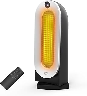 Minthouz Heizlüfter Energiesparend, 2000W PTC Keramik Heizlüfter mit 3 Heizstufen, ECO Modus, 7…