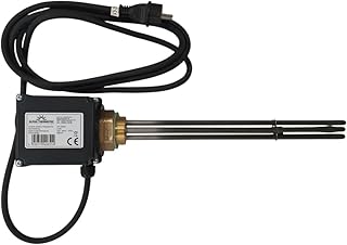 Heizpatrone 3,0 kW mit Netzstecker 3m Heizstab Heizelement PV-geeignet