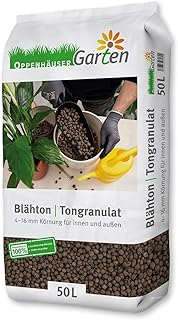 Blähton 50L: Tongranulat 4-16 mm für Garten, Drainage und Hydrokultur in Pflanztöpfen, Zimmerp…