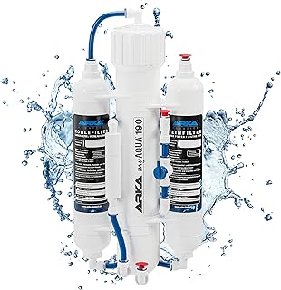Umkehrosmoseanlage Aquarium 190 l/Tag – entfernt bis zu 99% Salze, Nitrat, Phosphat, Schwermeta…