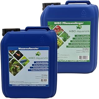 MIBO Wasseraufbereiter und Pflanzendünger 5000ml Sparset Aquariumpflege