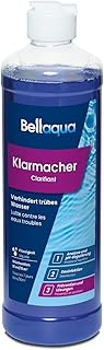 Bellaqua Klarmacher 0,5 L – verhindert trübes Wasser, flüssiges Konzentrat mit Klarmach-Effekt,…