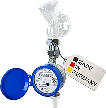 Wasserzähler Garten geeicht 2026 Wasseruhr MADE IN GERMANY Gartenwasserzähler Zapfhahn Qn 1,5 B…