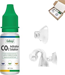 CO2 Checker Liquid, Co2 Dauertest Aquarium, CO2 Test Aquarium Drop Checker, Zuverlässige CO2-Üb…