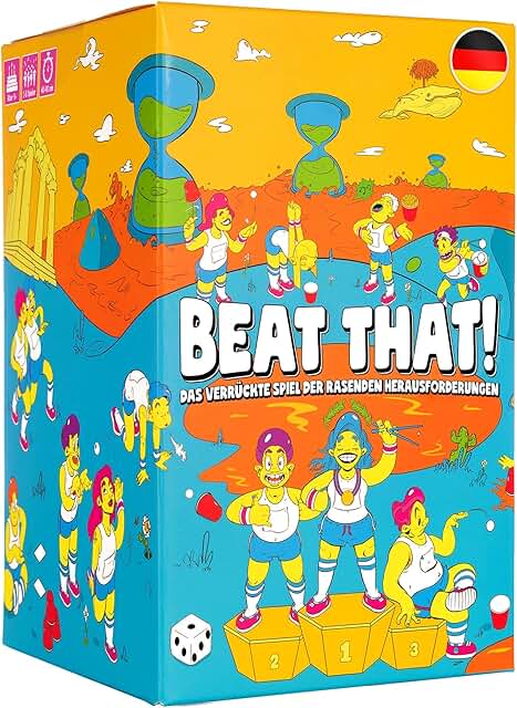 GUTTER GAMES Beat that! Brettspiel, Gesellschaftsspiele für Erwachsene, Das Verrückte Spiel Der…