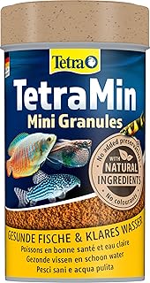 TetraMin Mini Granules – langsam absinkendes Fischfuter für kleine Zierfische wie z.B. Salmler u…