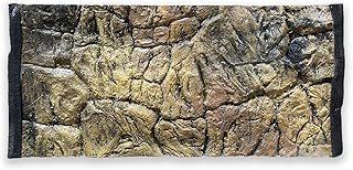 ZooPaul Aquarium Rückwand 3D 80x40cm Terrarium Hintergrund Fels Stein Wurzel Struktur Amazonas NEU