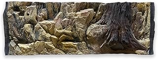 ZooPaul Aquarium Rückwand 3D 100x40cm 100x50cm 100x60cm Terrarium Hintergrund Fels Stein Wurzel …
