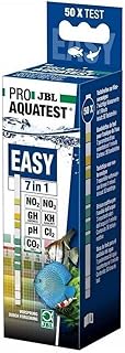 JBL 2414400 Aquarienwasser-Teststreifen, 50 Teststreifen, PROAQUATEST EASY 7in1