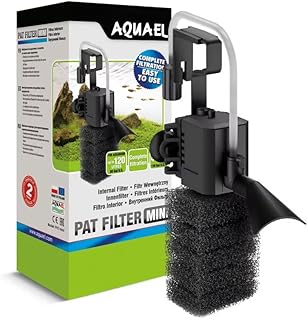 Filter Pat Mini – Miniatur-Turbinenfilter | Innenfilter für Süßwasseraquarien 10–120 l | 4…