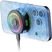Black Shark FunCooler 6 Magnetic Phone Cooler für Gaming, Tragbarer Handy Kühler mit RGB-Beleuc…