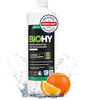 BiOHY Reinigungsmittel für Saugwischer mit Orangenduft (1l Flasche) | 1:200 Konzentrat für alle…