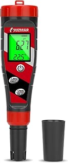 UIUZMAR pH Wert Messgerät Pool pH und EC Messgerät Grow Digital Wasserqualität Tester für Tri…
