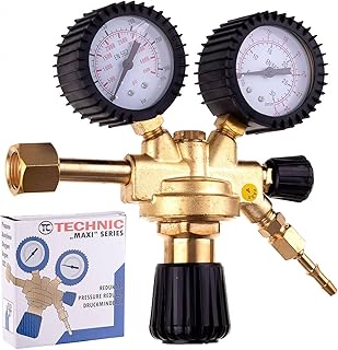 TC TECHNIC Reduzierer Argon CO2 Druckminderer Druckregler Gasarmatur MIG MAG WIG TIG Schutz