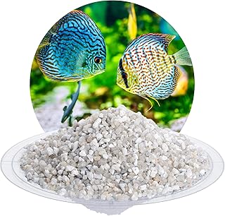Schicker Mineral Aquariumkies Natur 25 kg, grober Aquariumsand gewaschen, ungefärbt, kantengerun…