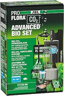 JBL PROFLORA CO2 ADVANCED BIO SET, Bio CO2-Düngeanlagen-Set für 40-110 l, Mit umfangreichem Zub…