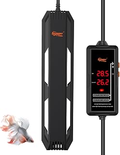 hygger Aquarium Heizung 300W, Aquarium heizstab, Aquarium Heizer, 2 Arbeitsmodi mit Externem Digi…
