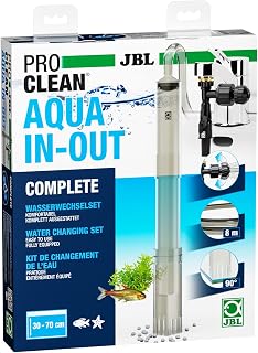 JBL PROCLEAN AQUA IN-OUT COMPLETE 6142100, Wasserwechselset für Aquarien, Inkl. Bodenreiniger, S…