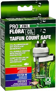 JBL PROFLORA CO2 TAIFUN COUNT SAFE, CO2-Blasenzähler, Eingebaute Rücklaufsicherung