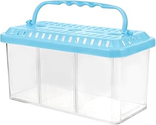 Transparente Aufzuchtbox mit Fächern Zuchtbecken mit Trenner Abnehmbar Leicht zu Reinigen für F…