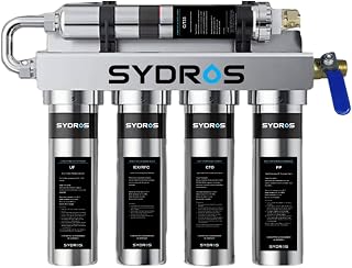 Sydros Optimus 5-Stufen-Wasserfilter filtert Kalk, Mikroplastik, PFAS & Chlor 500+ Schadstoffe – …