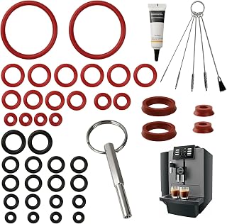 GEEKHOM 47 Stück Dichtungssatz O-ring mit Ovalkopfschlüssel Kompatibel mit Jura Krups AEG | Dic…