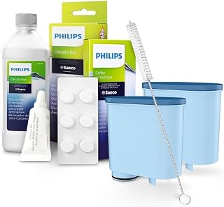 Wartungs-Set für Philips Kaffeevollautomaten – Entkalker 250 ml + CA6704/10 Entfetter + HD5061…