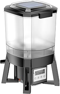BluFeeder Fischfutterautomat teich – Mit Solar – Automatischer Futterautomat fur Fisch – 6L Futte…