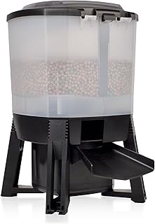 Wagner Green Solar Teich Futterautomat Automatic Fishfeeder 6 Liter, programmierbarer Futterspend…