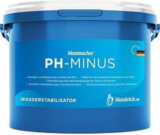 blaumacher pH-Minus – pH-Senker für Teiche – senkt zuverlässig hohe pH-Werte – Wasserpfle…