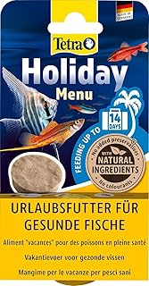Tetra Holiday Menu – Ferienfutter mit versch. Komponenten, 30 g | Gelfutterblock | mit Krill, Pel…