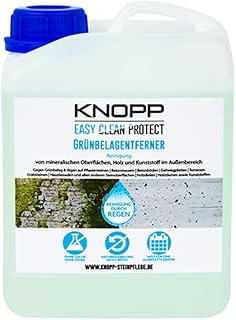 KNOPP Grünbelagentferner, Algen- und Moosentferner, Algenvernichter, ideal auch für Holz und Ku…