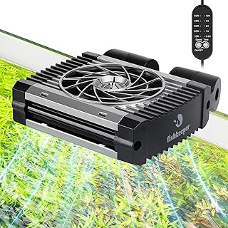 fishkeeper Aquarien Kühler, Einstellbare Luftgeschwindigkeit Aquarium Lüfter | Aquarium Wasserk…
