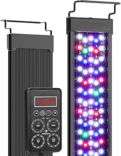 fishkeeper IP68 Intelligente Aquarium Lampe, 24/7 Aquarium Beleuchtung LED | Vollspektrum Aquariu…