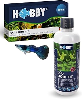 HOBBY Aquaristik CO2 Liqui Fit I 500 ml I flüssiger Kohlenstoffdünger für Aquarienpflanzen I C…