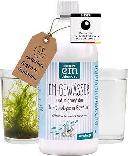 EM-Chiemgau EM Wasseraufbereiter [Effektive Mikroorganismen] für klares Wasser, Gegen Algen/Phos…