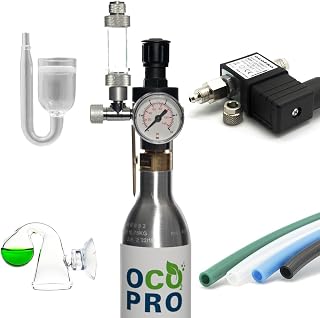 CO2 Anlage CO2-Zylinder (425g/450g) Komplettset inkl. Nachtabschaltung und vollen Zylinder (mit C…