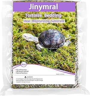 250g Schildkröten Moos Substrat – Natürliches feuchtigkeitsspendendes Terrarium Zubehör, Sch…
