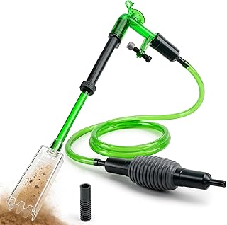 NICREW Aquarium Wasserwechsler, Kiesreiniger für Aquarium Wasserwechsel und Reinigung, Handbetri…