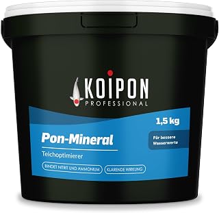 KOIPON Pon-Mineral 1,5 kg Teichmineralien für klares Wasser, senkt Nitrit | Hochwertige Teichmin…